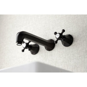 Metropolitan KS4125BX Two-Handle 3-Hole Wall Mount Bathroom Faucet, Oil Rubbed Bronze