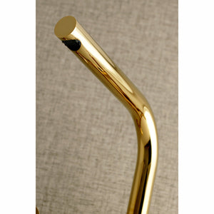 Concord KS412PB Two-Handle 2-Hole Wall Mount Kitchen Faucet, Polished Brass