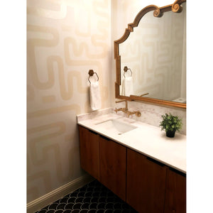 Concord KS412SB Two-Handle 2-Hole Wall Mount Kitchen Faucet, Brushed Brass