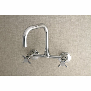 Concord KS413C Two-Handle 2-Hole Wall Mount Kitchen Faucet, Polished Chrome