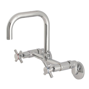 Concord KS413C Two-Handle 2-Hole Wall Mount Kitchen Faucet, Polished Chrome