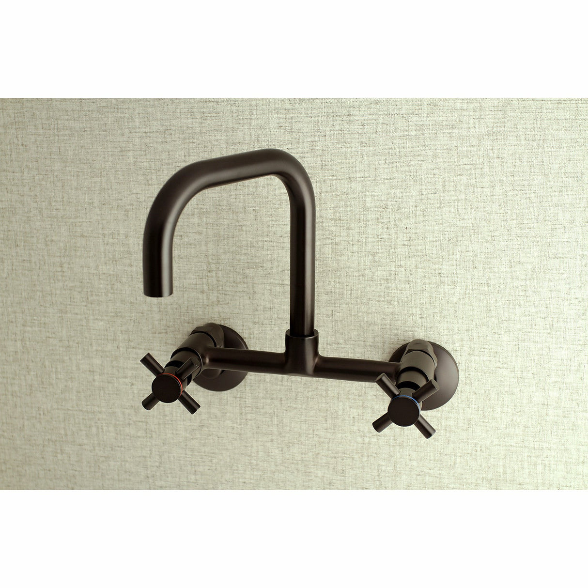 Concord KS413ORB Two-Handle 2-Hole Wall Mount Kitchen Faucet, Oil Rubbed Bronze