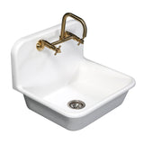 Concord KS413SB Two-Handle 2-Hole Wall Mount Kitchen Faucet, Brushed Brass