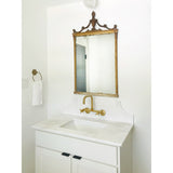 Concord KS413SB Two-Handle 2-Hole Wall Mount Kitchen Faucet, Brushed Brass