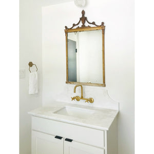 Concord KS413SB Two-Handle 2-Hole Wall Mount Kitchen Faucet, Brushed Brass