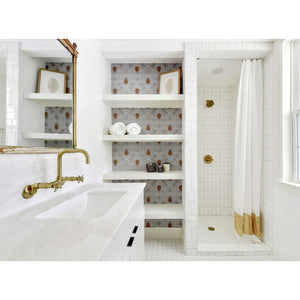 Concord KS413SB Two-Handle 2-Hole Wall Mount Kitchen Faucet, Brushed Brass