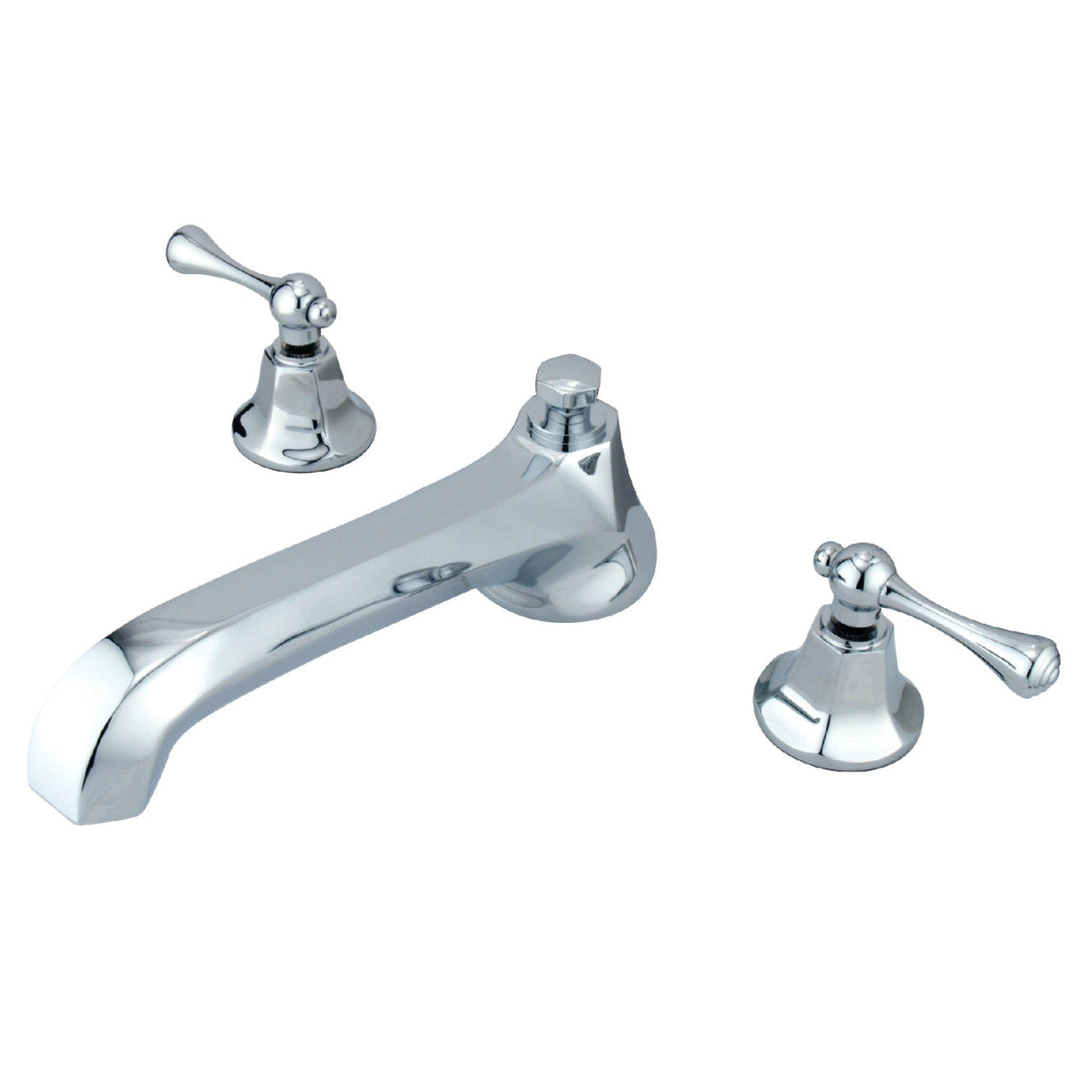 Vintage KS4301BL Two-Handle 3-Hole Deck Mount Roman Tub Faucet, Polished Chrome