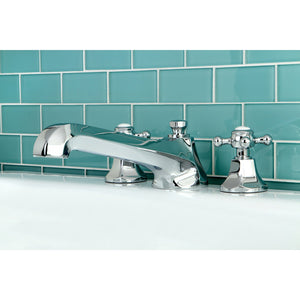 Vintage KS4301BX Two-Handle 3-Hole Deck Mount Roman Tub Faucet, Polished Chrome