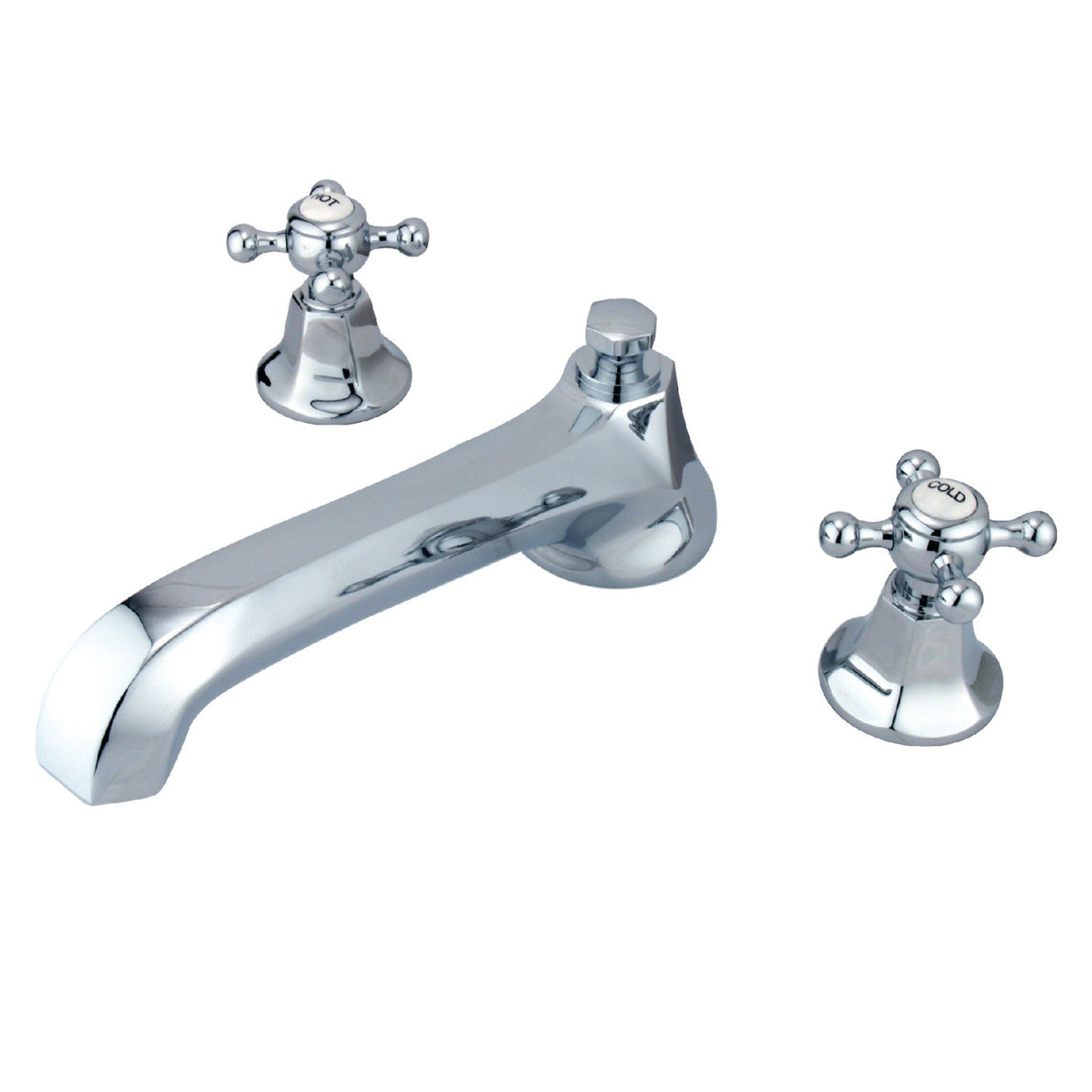 Vintage KS4301BX Two-Handle 3-Hole Deck Mount Roman Tub Faucet, Polished Chrome