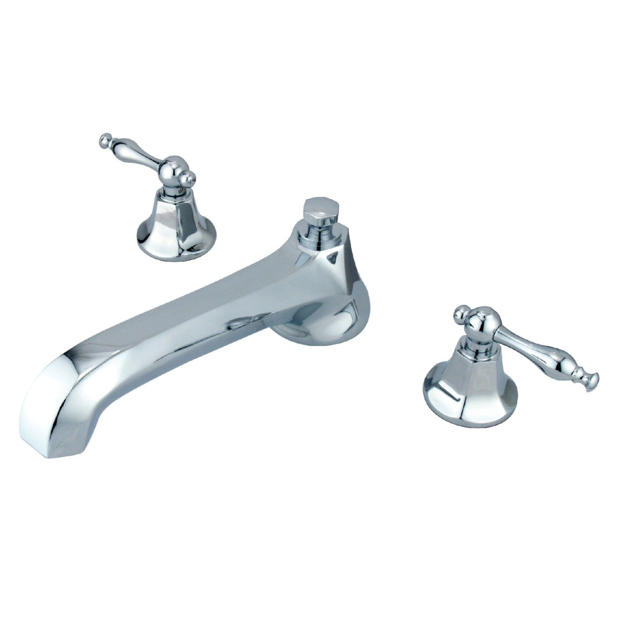 Metropolitan KS4301NL Two-Handle 3-Hole Deck Mount Roman Tub Faucet, Polished Chrome