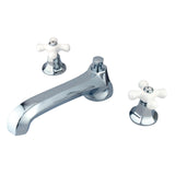 Metropolitan KS4301PX Two-Handle 3-Hole Deck Mount Roman Tub Faucet, Polished Chrome