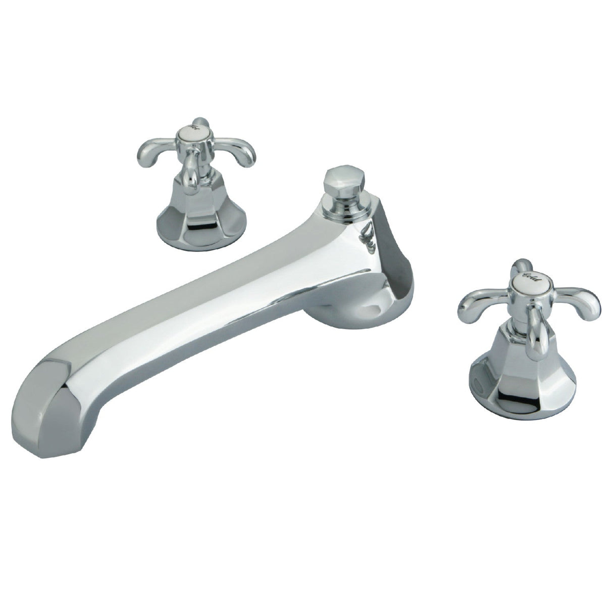 Vintage KS4301TX Two-Handle 3-Hole Deck Mount Roman Tub Faucet, Polished Chrome