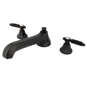Georgian KS4305GL Two-Handle 3-Hole Deck Mount Roman Tub Faucet, Oil Rubbed Bronze