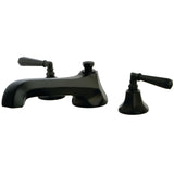 Metropolitan KS4305HL Two-Handle 3-Hole Deck Mount Roman Tub Faucet, Oil Rubbed Bronze