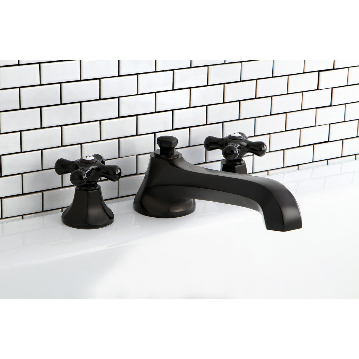 Duchess KS4305PKX Two-Handle 3-Hole Deck Mount Roman Tub Faucet, Oil Rubbed Bronze