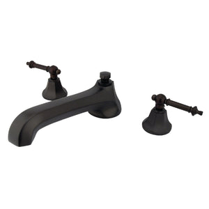 Metropolitan KS4305TL Two-Handle 3-Hole Deck Mount Roman Tub Faucet, Oil Rubbed Bronze