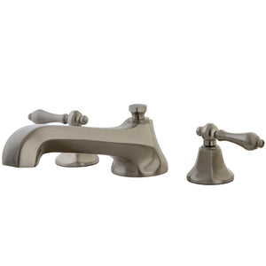 Metropolitan KS4308AL Two-Handle 3-Hole Deck Mount Roman Tub Faucet, Brushed Nickel
