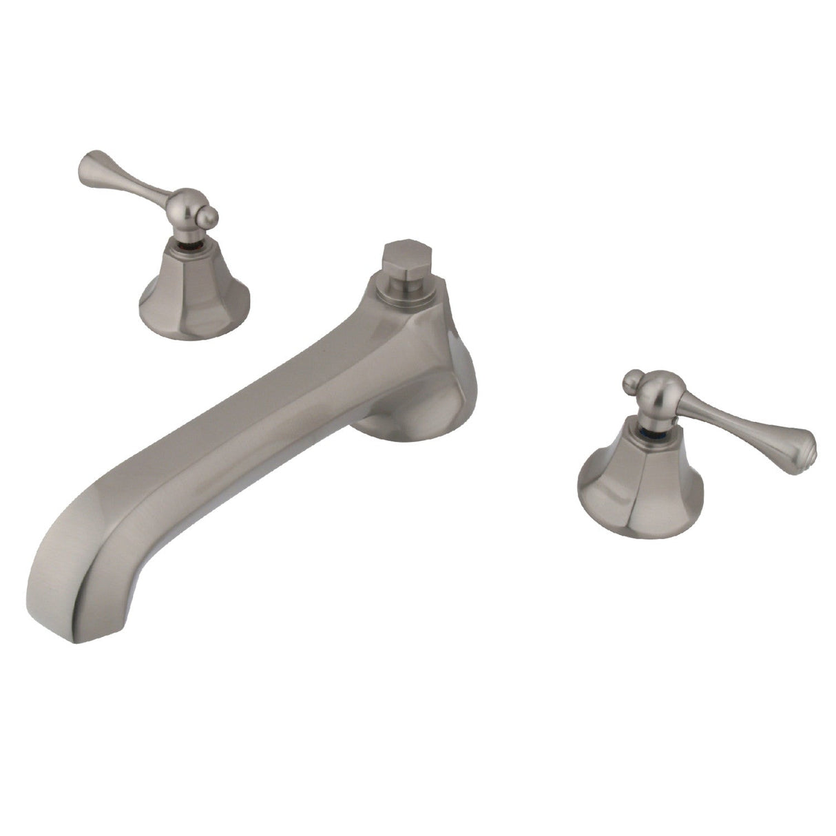 Vintage KS4308BL Two-Handle 3-Hole Deck Mount Roman Tub Faucet, Brushed Nickel