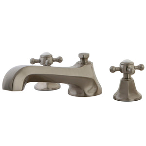 Vintage KS4308BX Two-Handle 3-Hole Deck Mount Roman Tub Faucet, Brushed Nickel