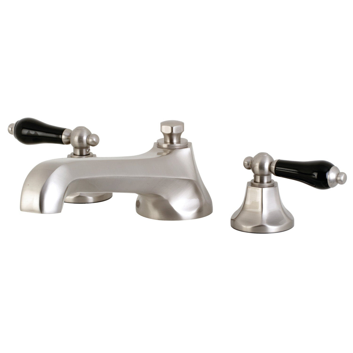 Duchess KS4308PKL Two-Handle 3-Hole Deck Mount Roman Tub Faucet, Brushed Nickel