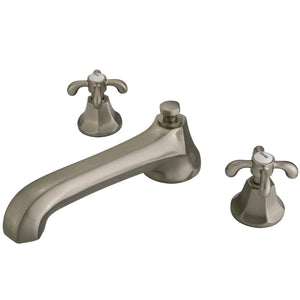 Vintage KS4308TX Two-Handle 3-Hole Deck Mount Roman Tub Faucet, Brushed Nickel