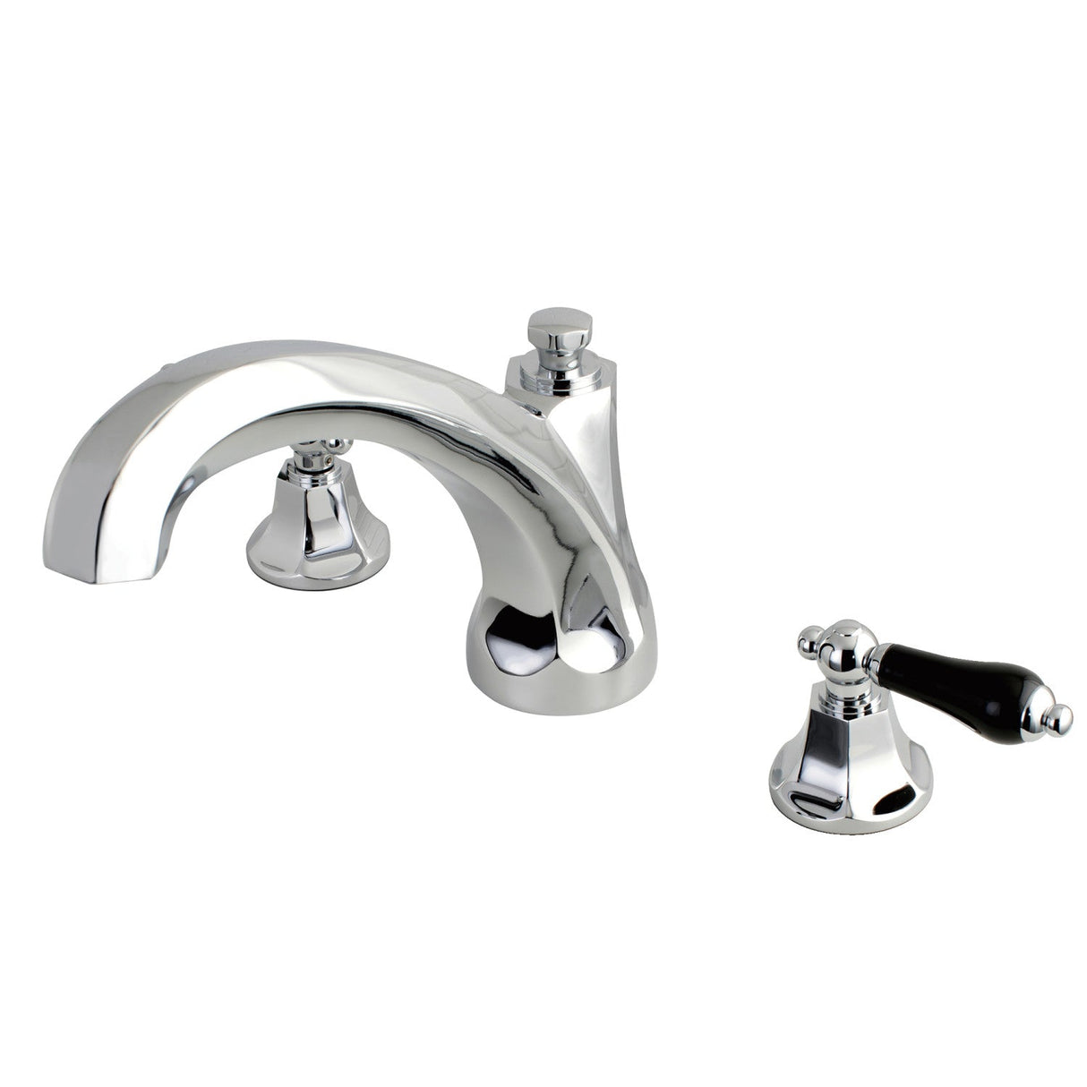 Duchess KS4321PKL Two-Handle 3-Hole Deck Mount Roman Tub Faucet, Polished Chrome
