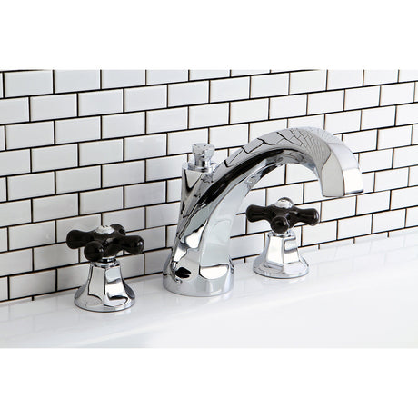 Duchess KS4321PKX Two-Handle 3-Hole Deck Mount Roman Tub Faucet, Polished Chrome