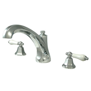 Metropolitan KS4321PL Two-Handle 3-Hole Deck Mount Roman Tub Faucet, Polished Chrome