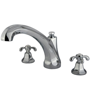 Vintage KS4321TX Two-Handle 3-Hole Deck Mount Roman Tub Faucet, Polished Chrome
