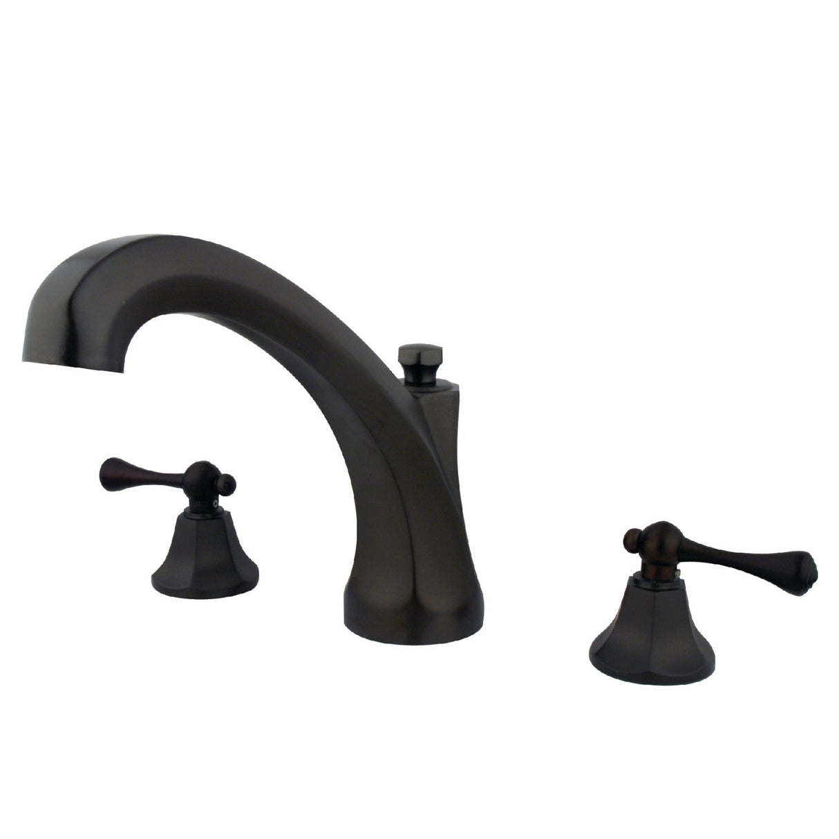 Vintage KS4325BL Two-Handle 3-Hole Deck Mount Roman Tub Faucet, Oil Rubbed Bronze