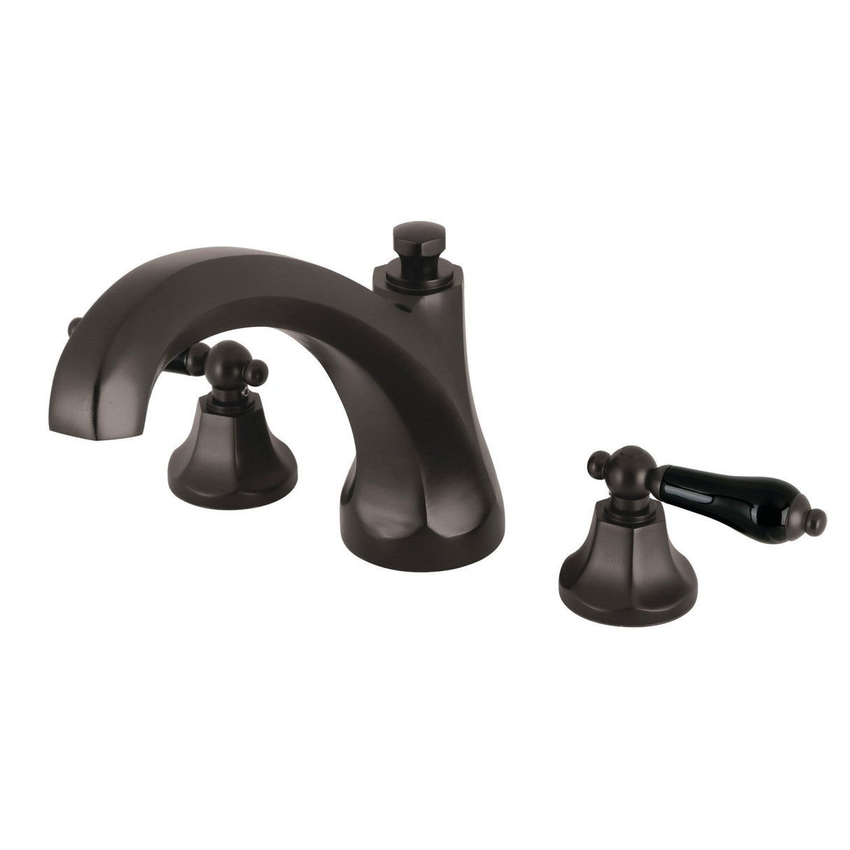 Duchess KS4325PKL Two-Handle 3-Hole Deck Mount Roman Tub Faucet, Oil Rubbed Bronze