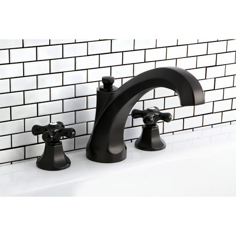 Duchess KS4325PKX Two-Handle 3-Hole Deck Mount Roman Tub Faucet, Oil Rubbed Bronze