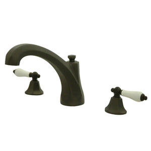 Metropolitan KS4325PL Two-Handle 3-Hole Deck Mount Roman Tub Faucet, Oil Rubbed Bronze
