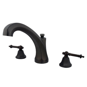 Metropolitan KS4325TL Two-Handle 3-Hole Deck Mount Roman Tub Faucet, Oil Rubbed Bronze