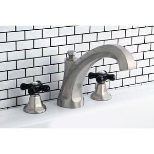 Duchess KS4328PKX Two-Handle 3-Hole Deck Mount Roman Tub Faucet, Brushed Nickel