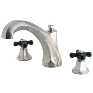 Duchess KS4328PKX Two-Handle 3-Hole Deck Mount Roman Tub Faucet, Brushed Nickel