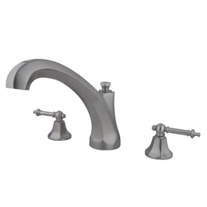 Metropolitan KS4328TL Two-Handle 3-Hole Deck Mount Roman Tub Faucet, Brushed Nickel
