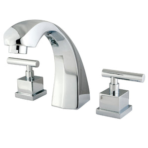 Concord KS4361CQL Two-Handle 3-Hole Deck Mount Roman Tub Faucet, Polished Chrome