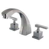 Executive KS4361QLL Two-Handle 3-Hole Deck Mount Roman Tub Faucet, Polished Chrome