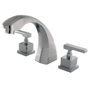 Executive KS4361QLL Two-Handle 3-Hole Deck Mount Roman Tub Faucet, Polished Chrome