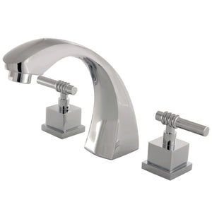 Fortress KS4361QL Two-Handle 3-Hole Deck Mount Roman Tub Faucet, Polished Chrome