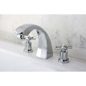 Millennium KS4361ZX Two-Handle 3-Hole Deck Mount Roman Tub Faucet, Polished Chrome