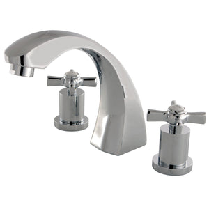 Millennium KS4361ZX Two-Handle 3-Hole Deck Mount Roman Tub Faucet, Polished Chrome