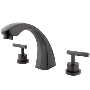 Manhattan KS4365CML Two-Handle 3-Hole Deck Mount Roman Tub Faucet, Oil Rubbed Bronze