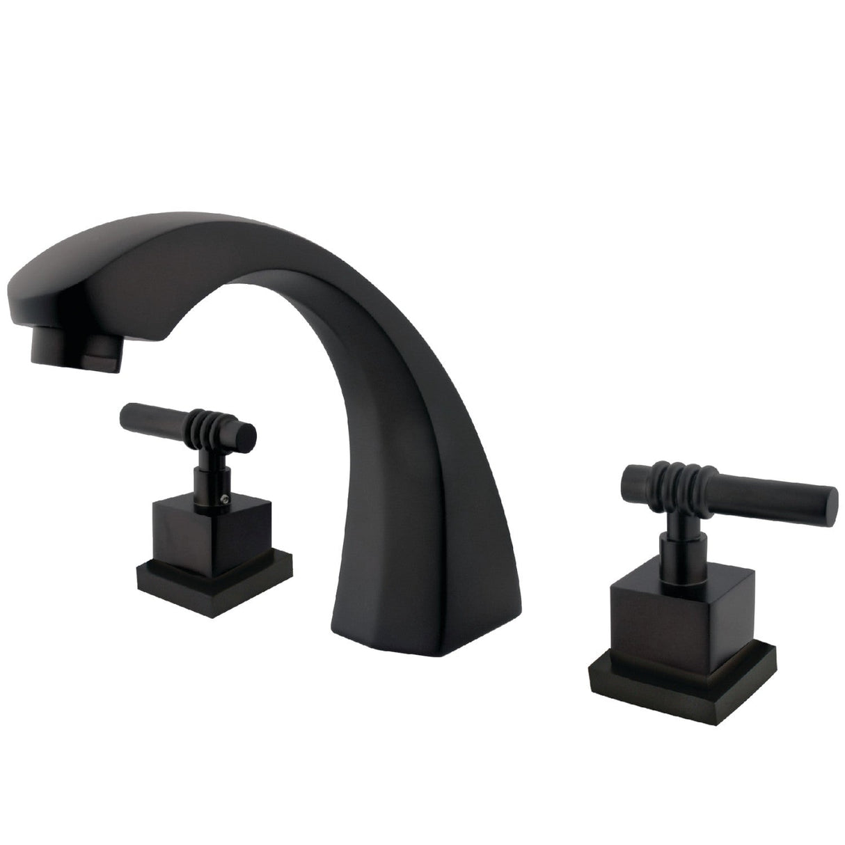 Fortress KS4365QL Two-Handle 3-Hole Deck Mount Roman Tub Faucet, Oil Rubbed Bronze