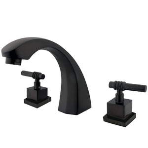 Fortress KS4365QL Two-Handle 3-Hole Deck Mount Roman Tub Faucet, Oil Rubbed Bronze