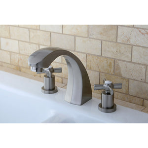 Millennium KS4368ZX Two-Handle 3-Hole Deck Mount Roman Tub Faucet, Brushed Nickel