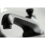 Bel-Air KS4460BPL Two-Handle 3-Hole Deck Mount Widespread Bathroom Faucet with Brass Pop-Up, Matte Black