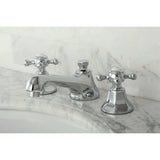 Metropolitan KS4461BX Two-Handle 3-Hole Deck Mount Widespread Bathroom Faucet with Brass Pop-Up, Polished Chrome