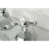 Metropolitan KS4461BX Two-Handle 3-Hole Deck Mount Widespread Bathroom Faucet with Brass Pop-Up, Polished Chrome